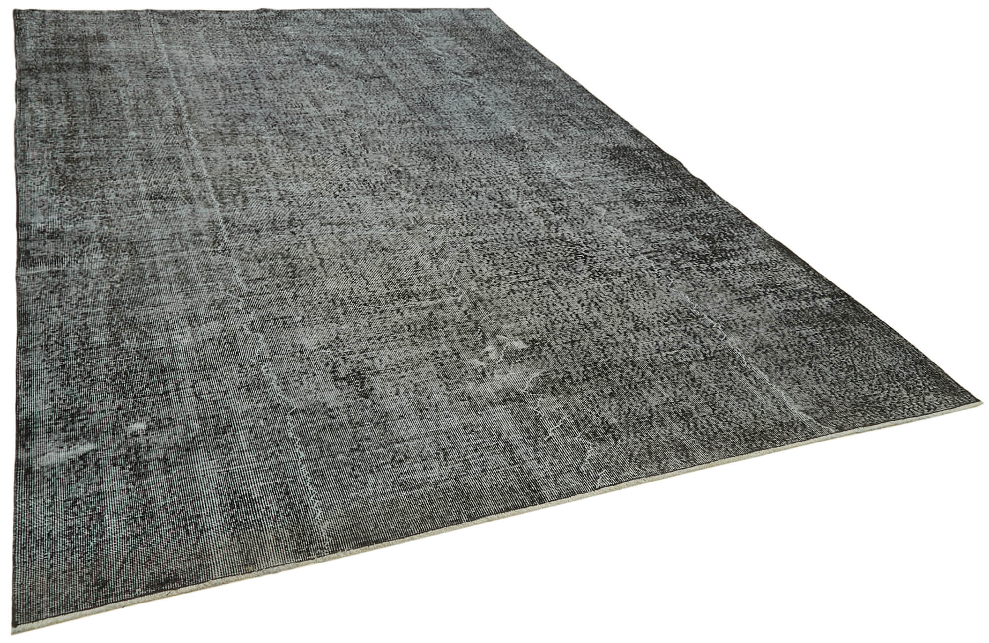 7 x 11 Black Overdyed Rug - 5947