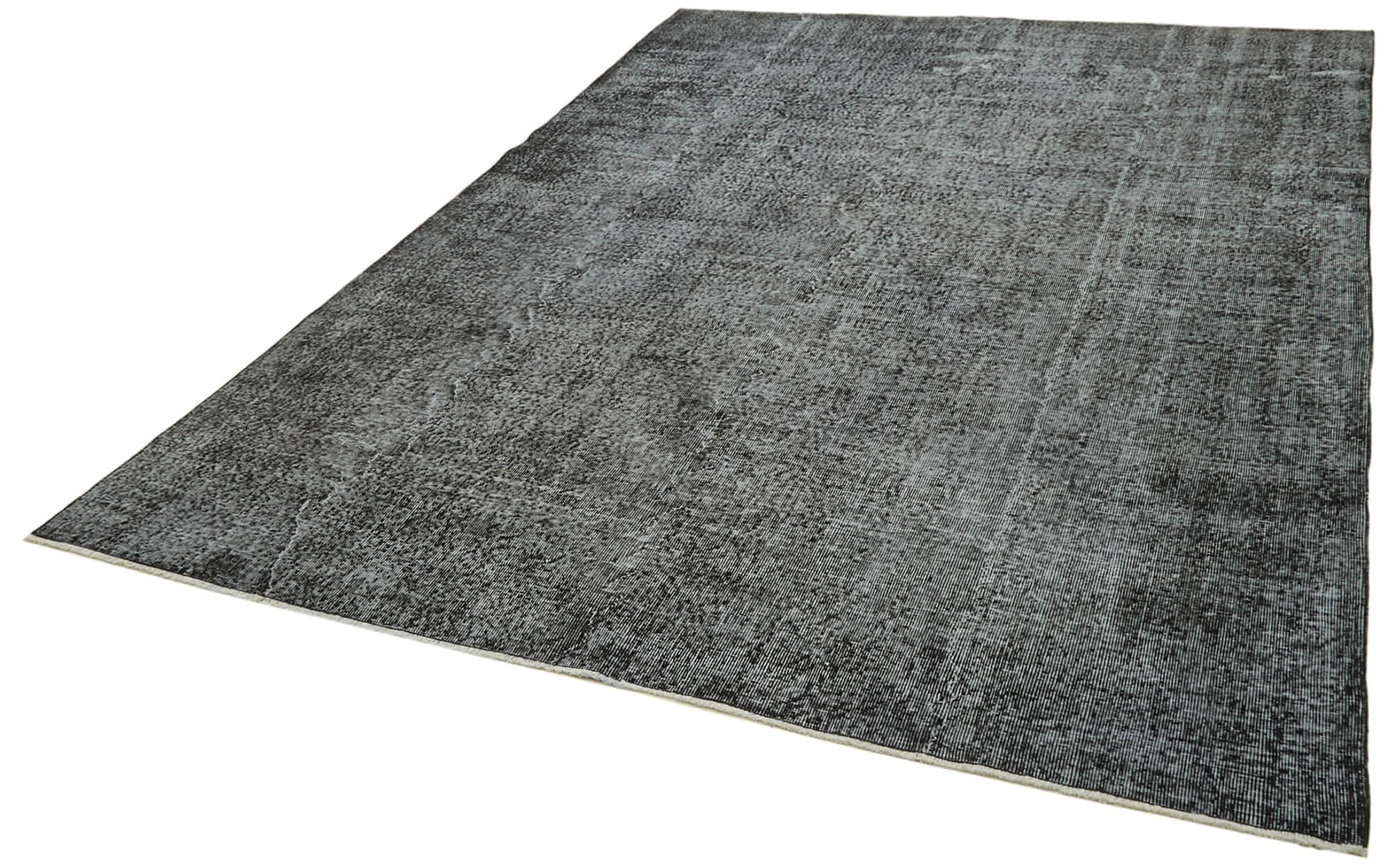 7 x 11 Black Overdyed Rug - 5947