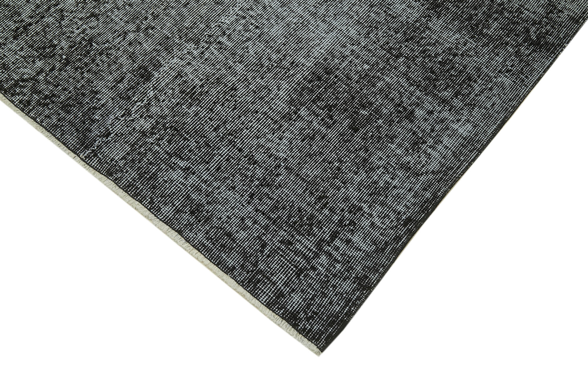 7 x 11 Black Overdyed Rug - 5947