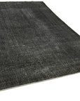 7 x 10 Black Overdyed Rug - 5949