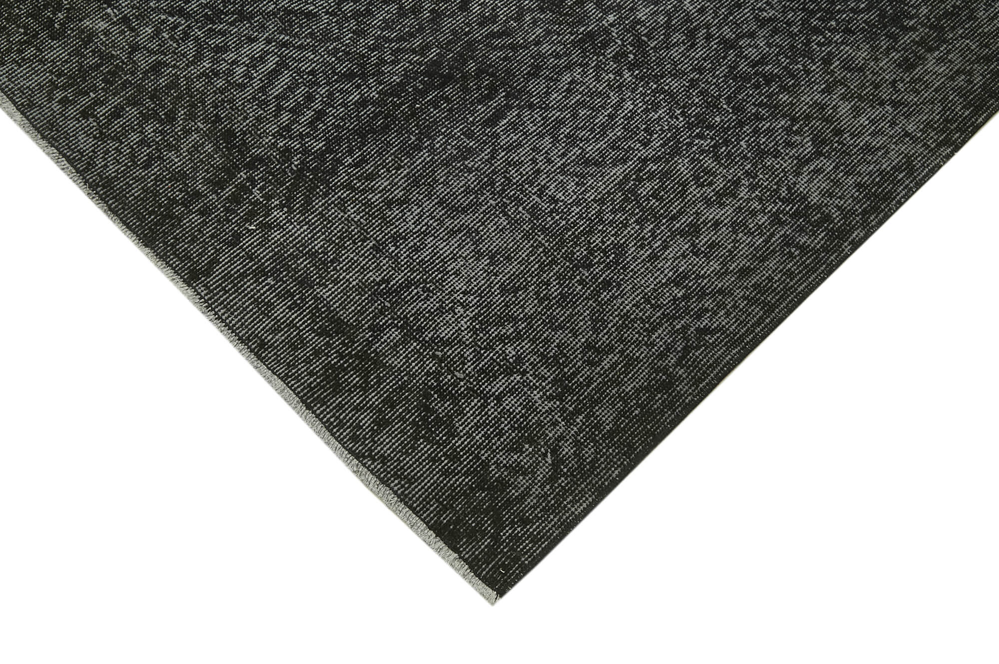 7 x 10 Black Overdyed Rug - 5949