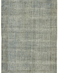 7 x 10 Blue Overdyed Rug - 5950