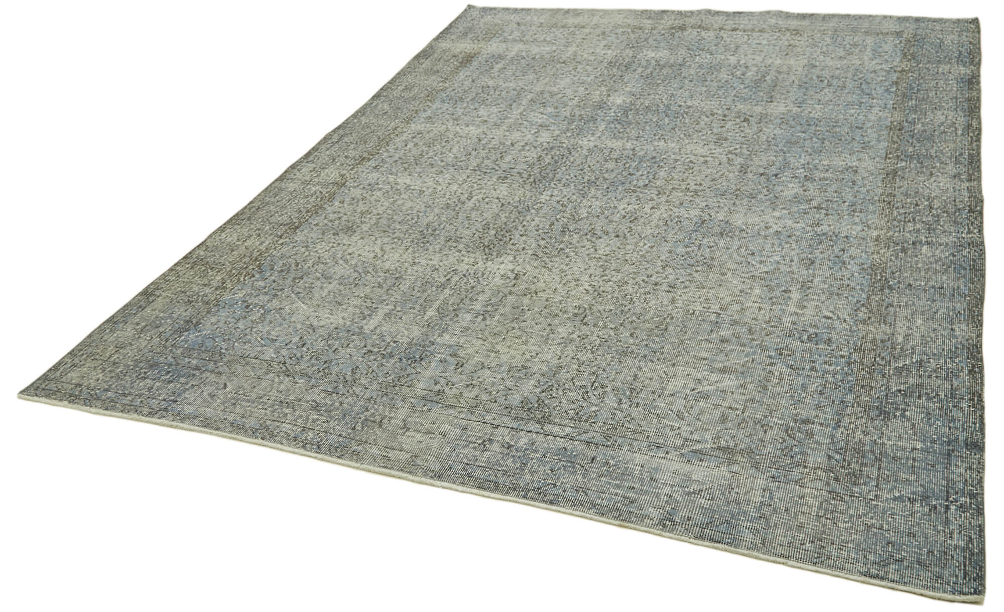 7 x 10 Blue Overdyed Rug - 5950