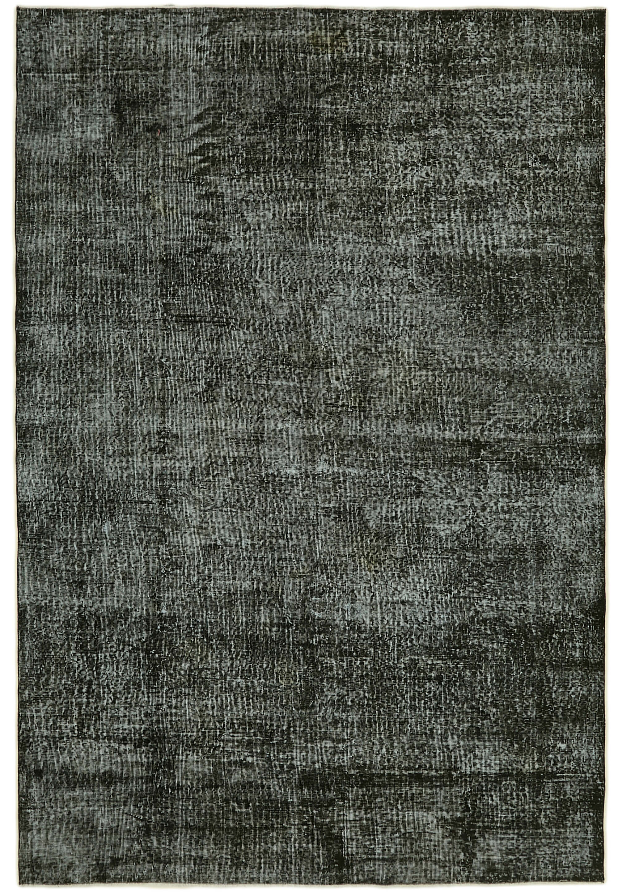 7 x 10 Black Overdyed Rug - 5951