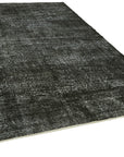 7 x 10 Black Overdyed Rug - 5951