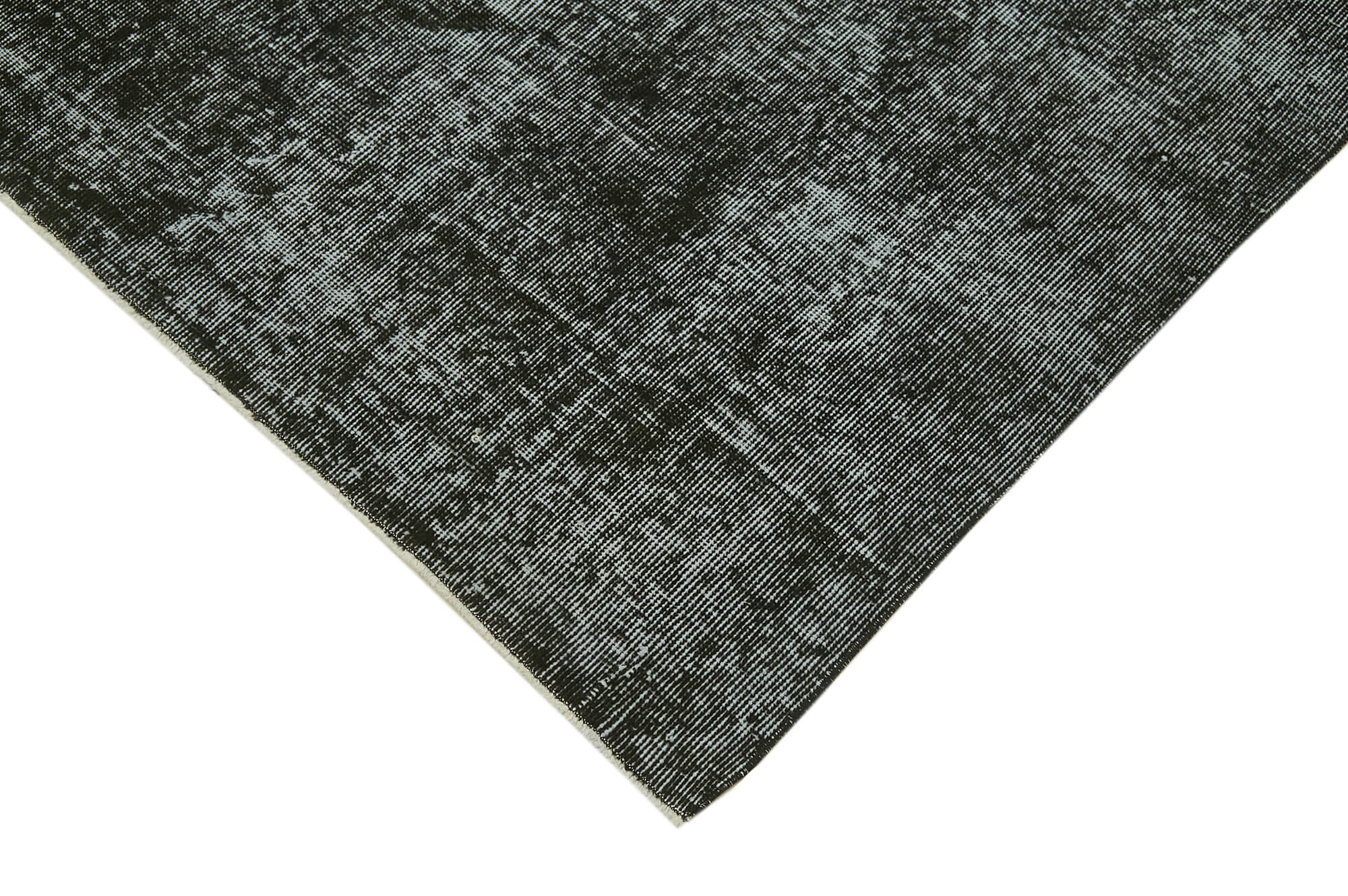 7 x 10 Black Overdyed Rug - 5951