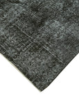 7 x 10 Black Overdyed Rug - 5951