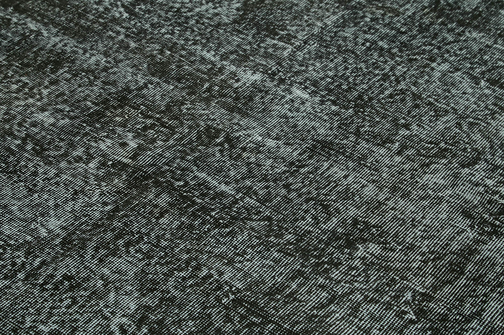 7 x 10 Black Overdyed Rug - 5951