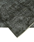 7 x 10 Black Overdyed Rug - 5951