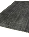 7 x 10 Black Overdyed Rug - 5952