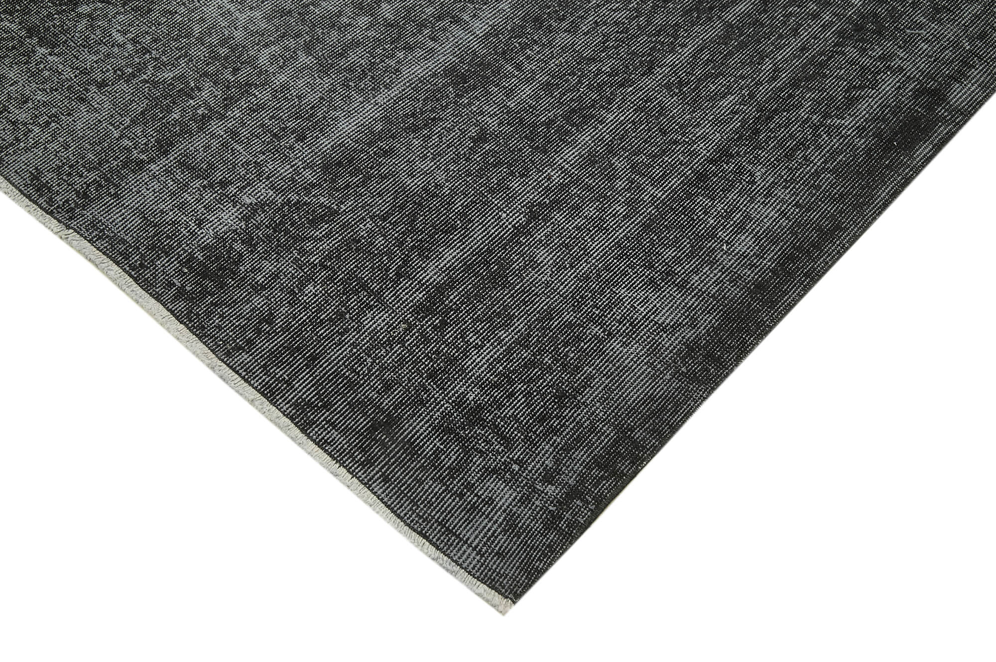 7 x 10 Black Overdyed Rug - 5952