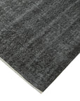 7 x 10 Black Overdyed Rug - 5952