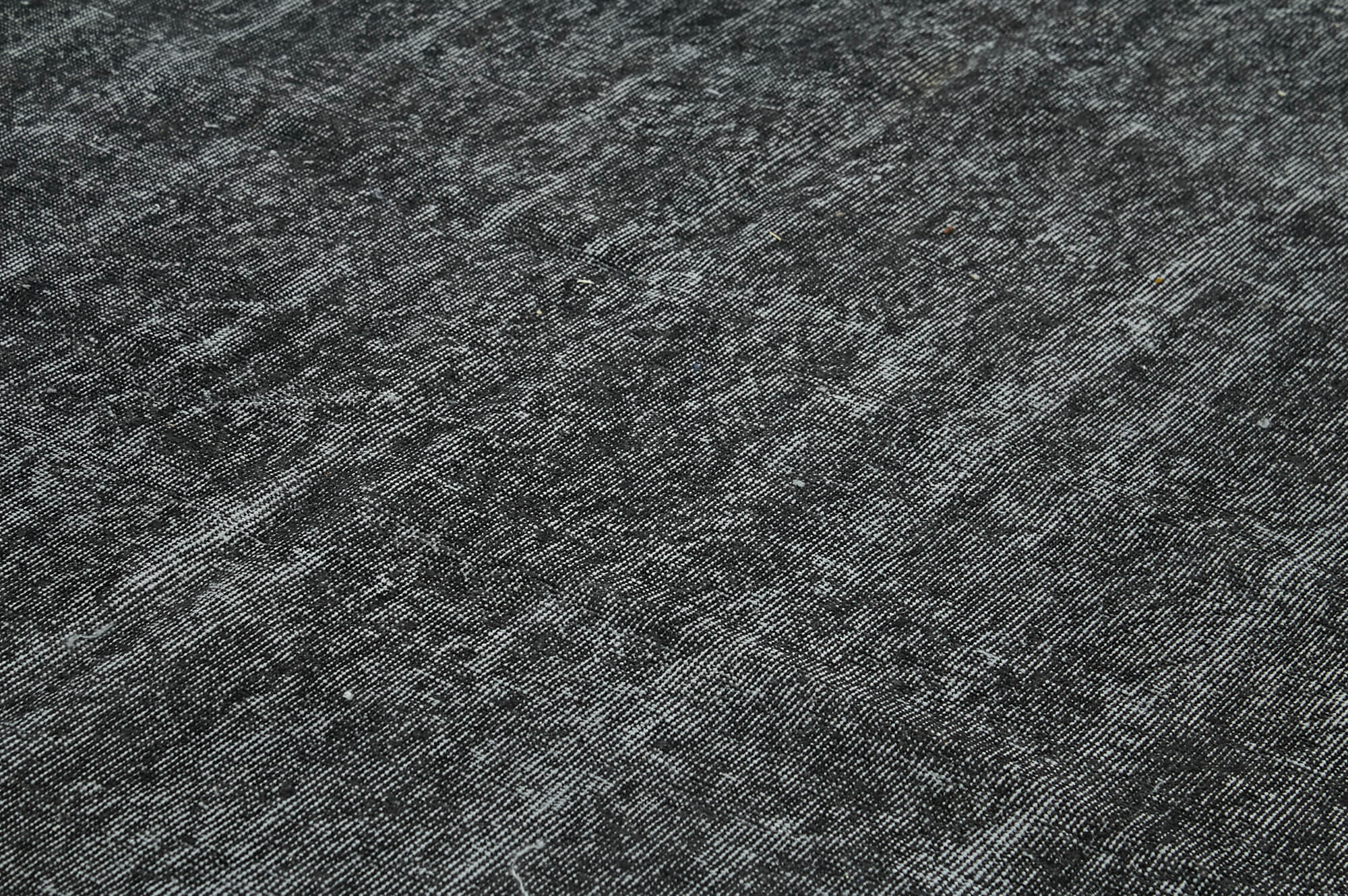 7 x 10 Black Overdyed Rug - 5952