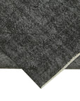 7 x 10 Black Overdyed Rug - 5952