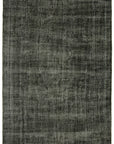 7 x 11 Black Overdyed Rug - 5953