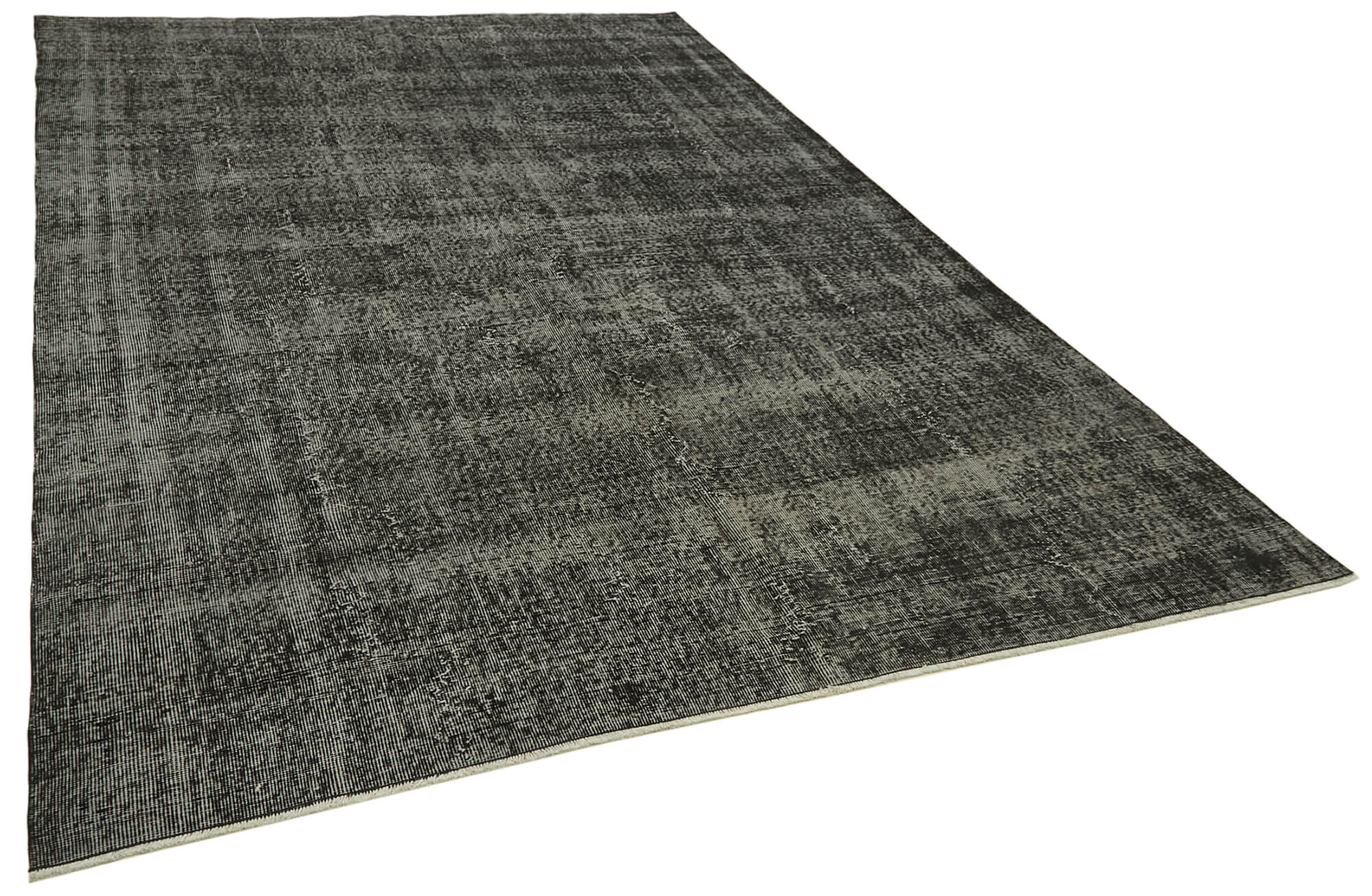 7 x 11 Black Overdyed Rug - 5953