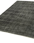 7 x 11 Black Overdyed Rug - 5953