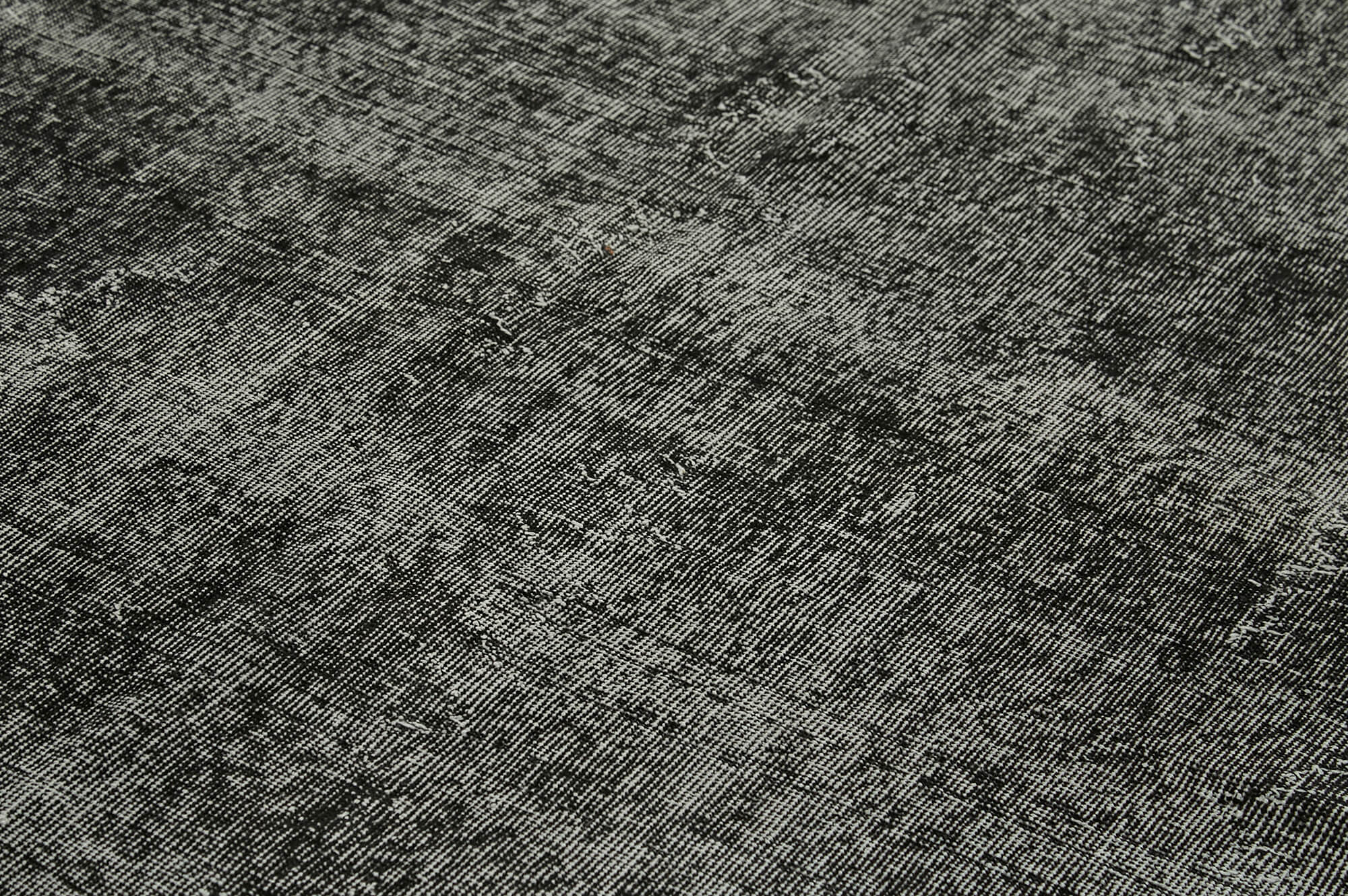 7 x 11 Black Overdyed Rug - 5953