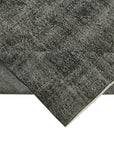 7 x 11 Black Overdyed Rug - 5953