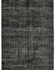 7 x 10 Black Overdyed Rug - 5954