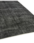 7 x 10 Black Overdyed Rug - 5954