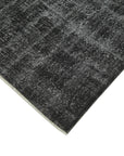 7 x 10 Black Overdyed Rug - 5954