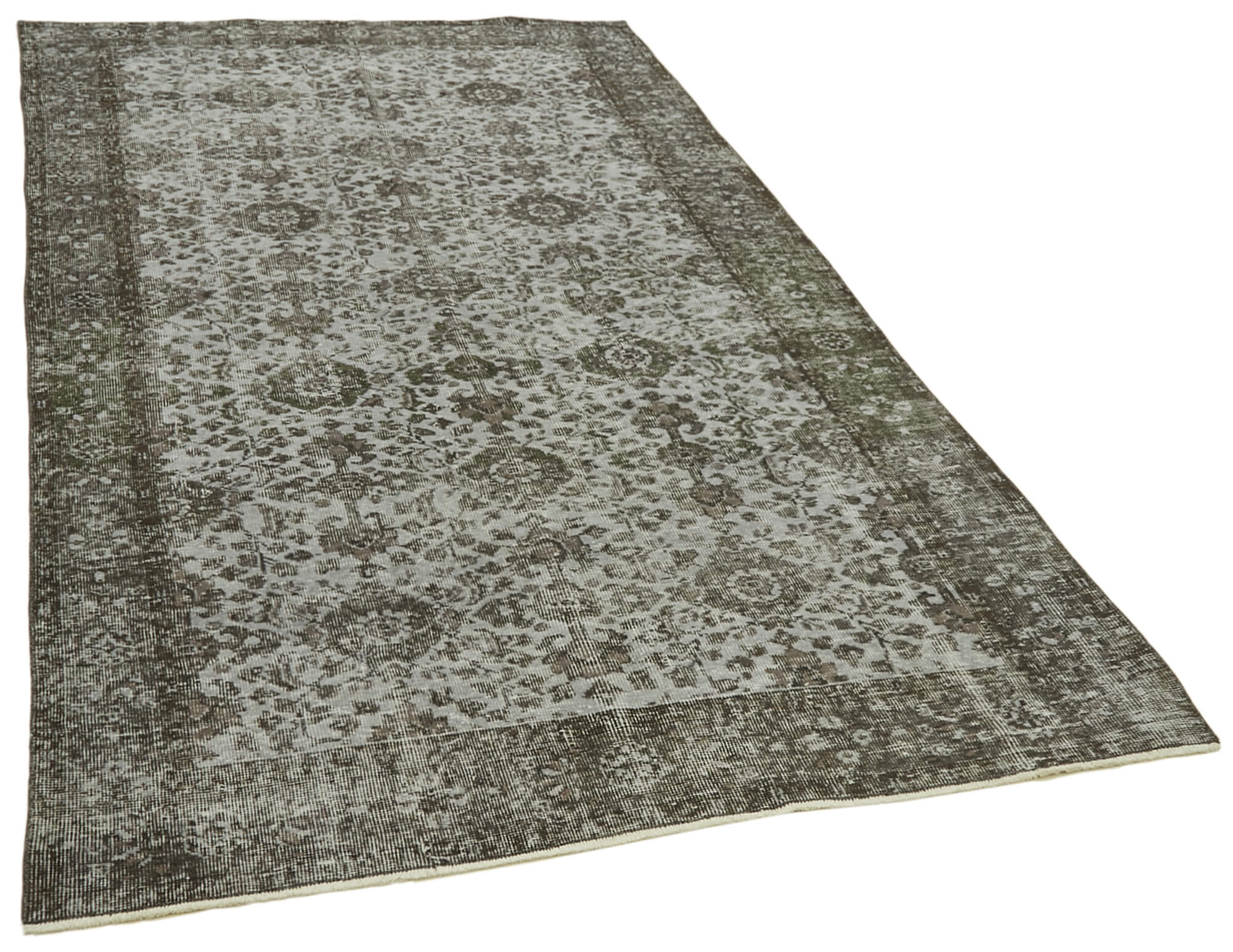 5 x 9 Grey Overdyed Rug - 5957