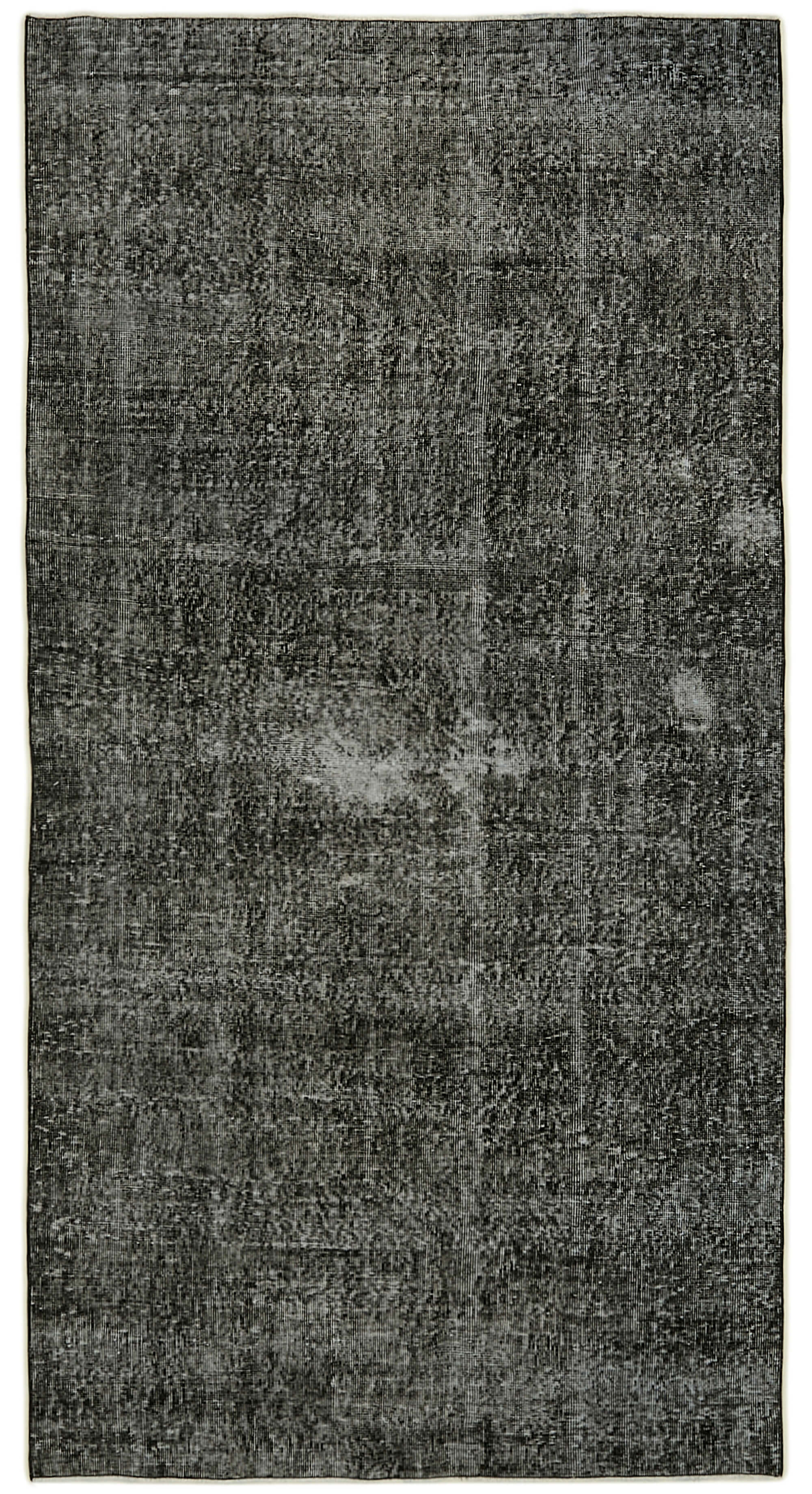 5 x 9 Black Overdyed Rug - 5958