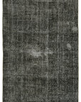 5 x 9 Black Overdyed Rug - 5958