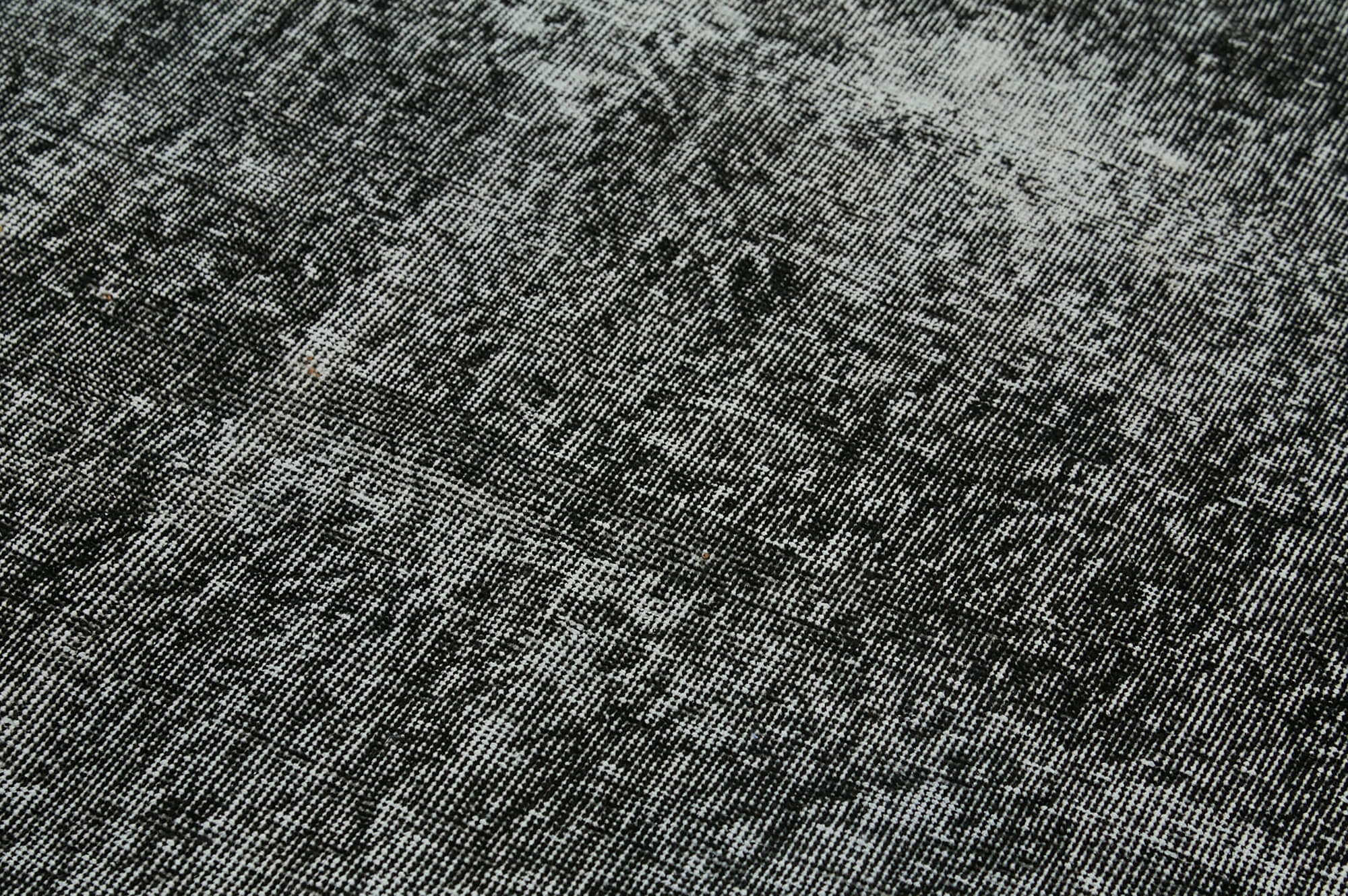 5 x 9 Black Overdyed Rug - 5958