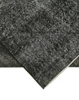 5 x 9 Black Overdyed Rug - 5958