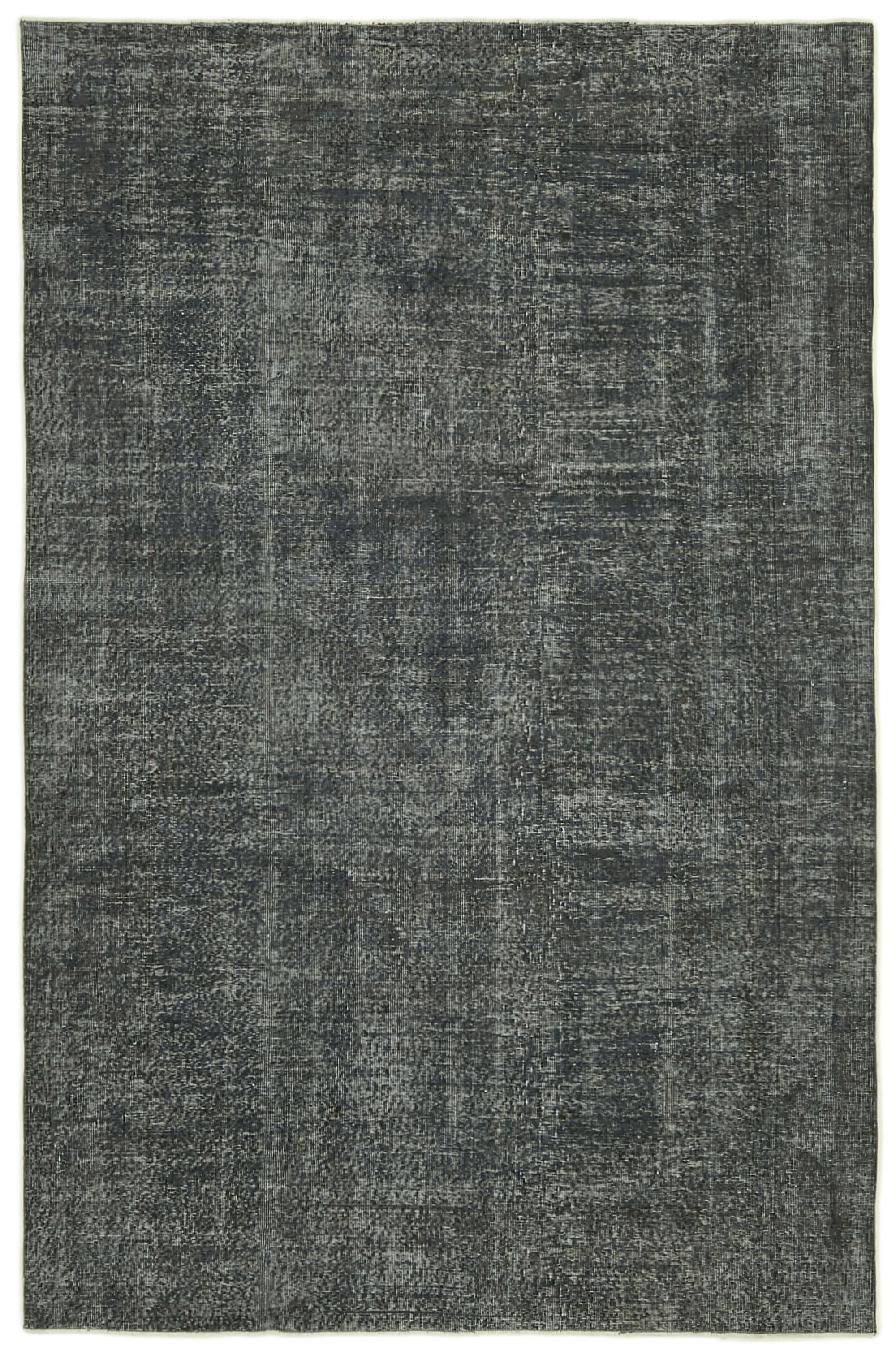 6 x 9 Black Overdyed Rug - 5959