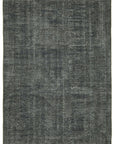 6 x 9 Black Overdyed Rug - 5959