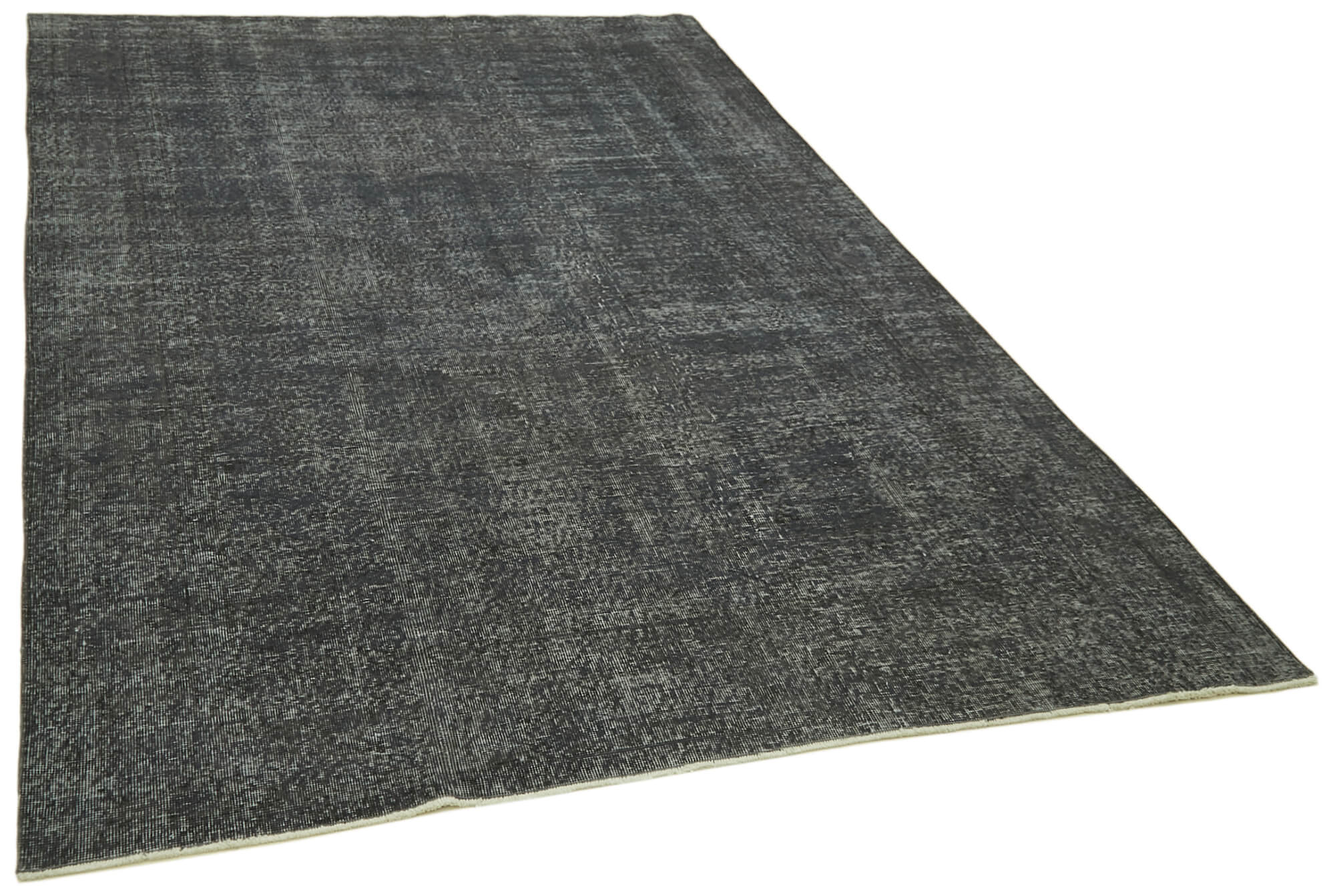 6 x 9 Black Overdyed Rug - 5959