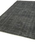 6 x 9 Black Overdyed Rug - 5959