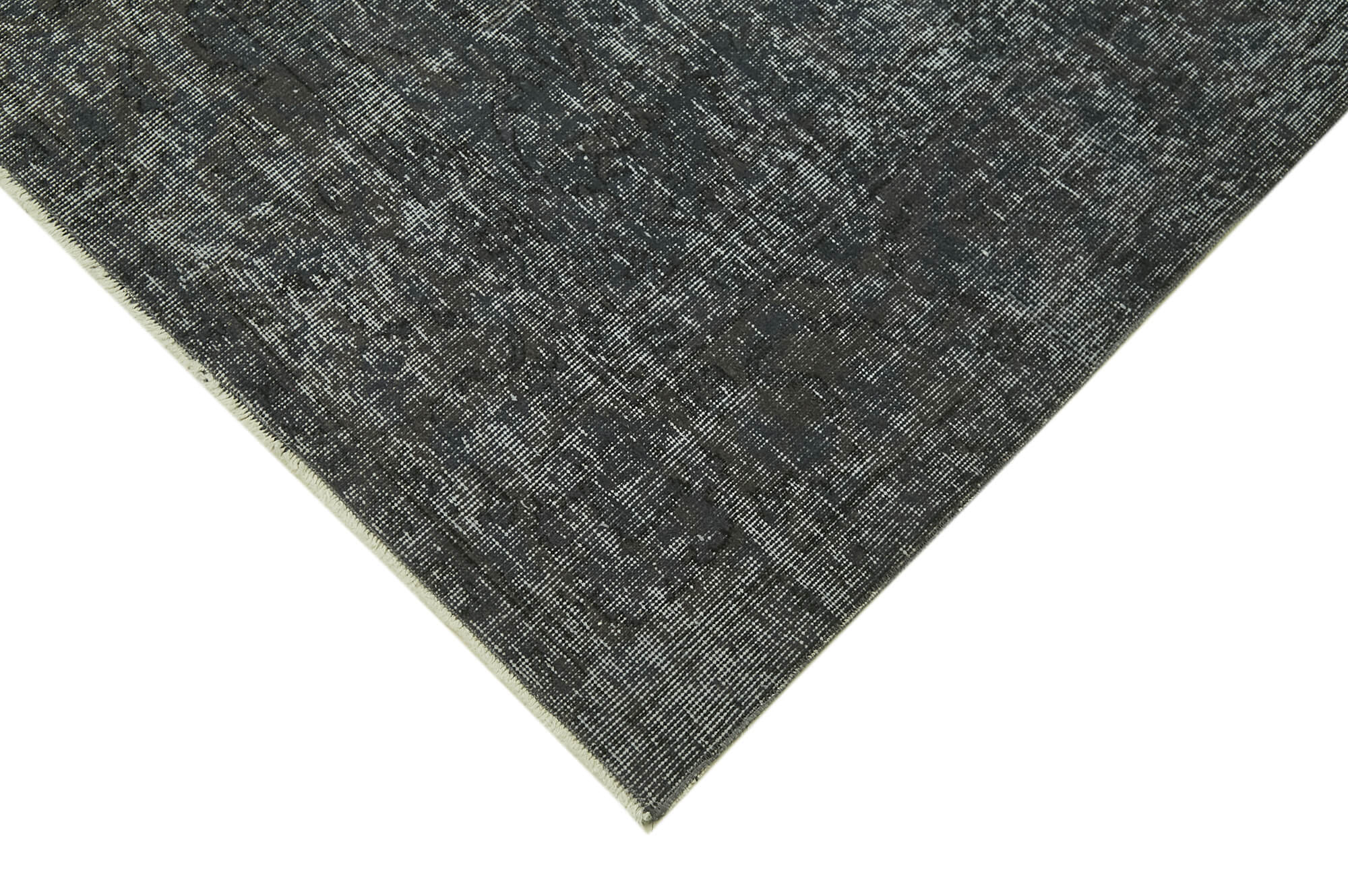 6 x 9 Black Overdyed Rug - 5959