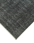 6 x 9 Black Overdyed Rug - 5959