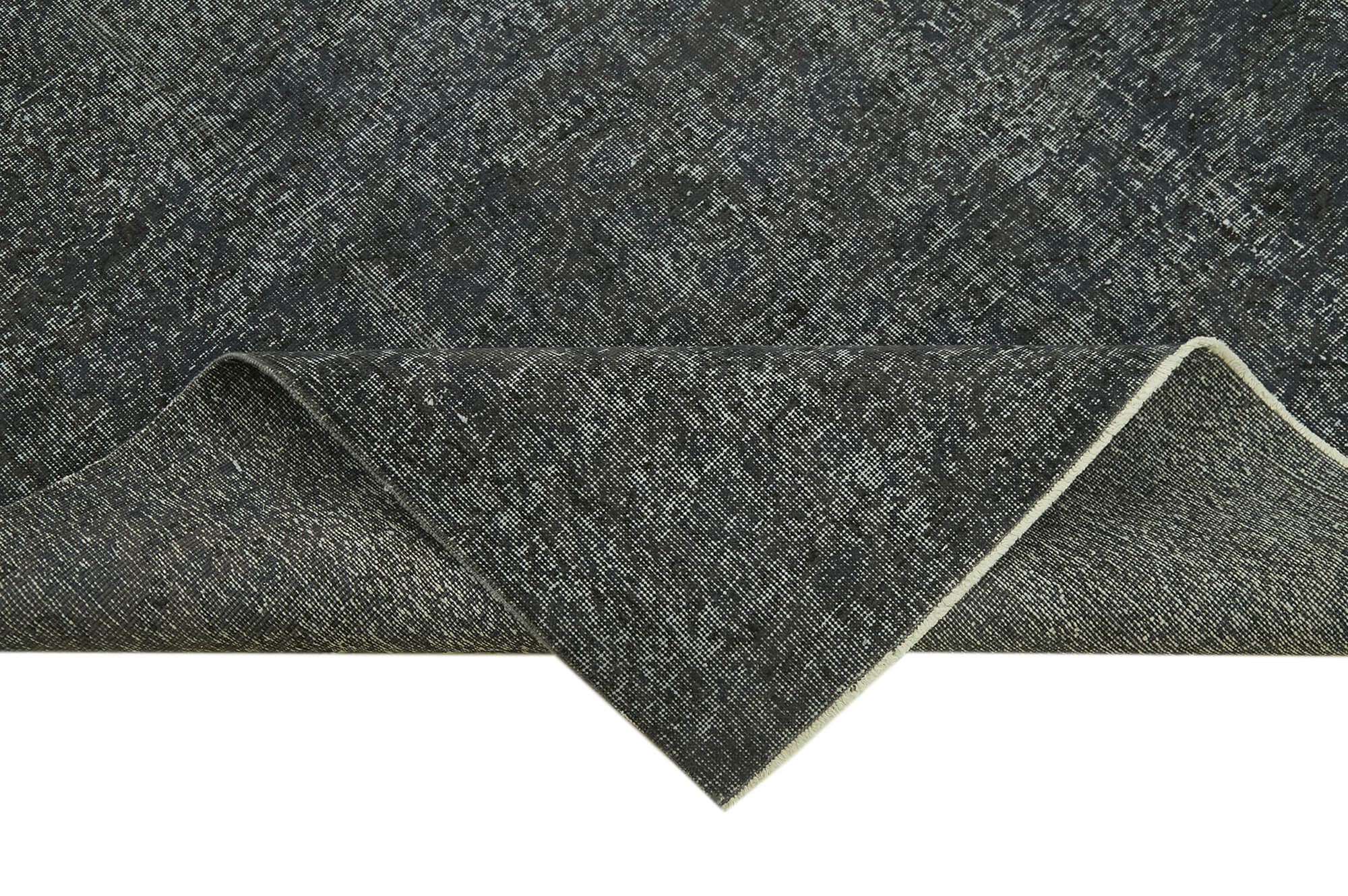 6 x 9 Black Overdyed Rug - 5959