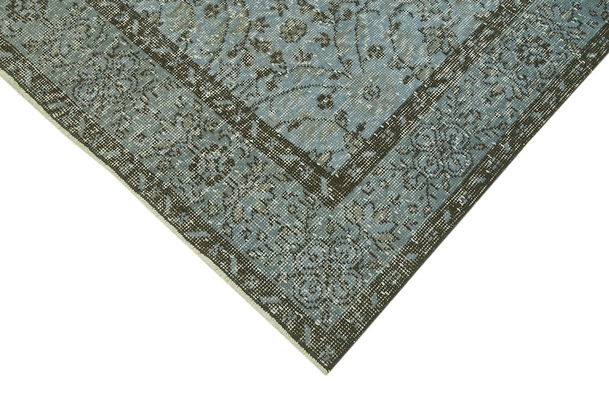 6 x 10 Blue Overdyed Rug - 5960