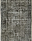 4 x 7 Black Overdyed Rug - 5963