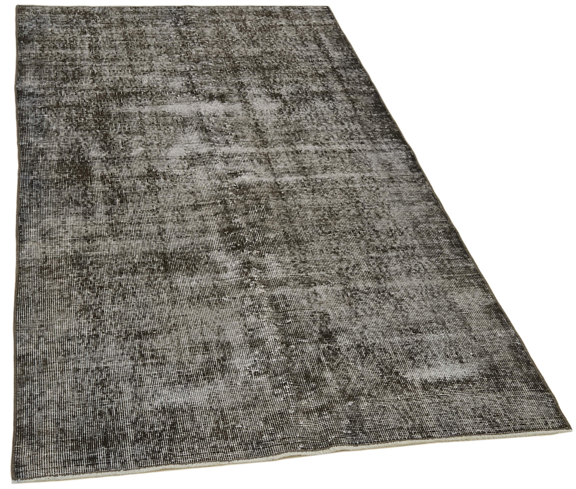 4 x 7 Black Overdyed Rug - 5963