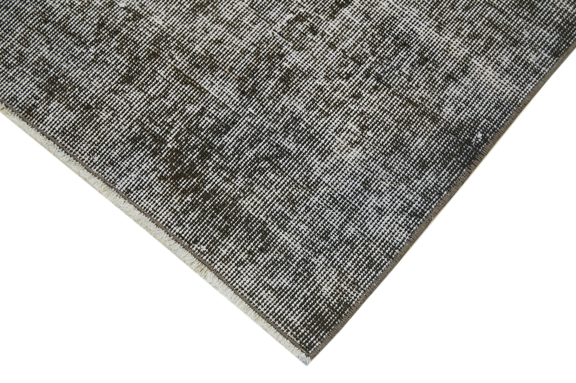 4 x 7 Black Overdyed Rug - 5963