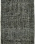 7 x 10 Black Overdyed Rug - 5964