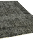 7 x 10 Black Overdyed Rug - 5964