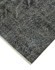 7 x 10 Black Overdyed Rug - 5964