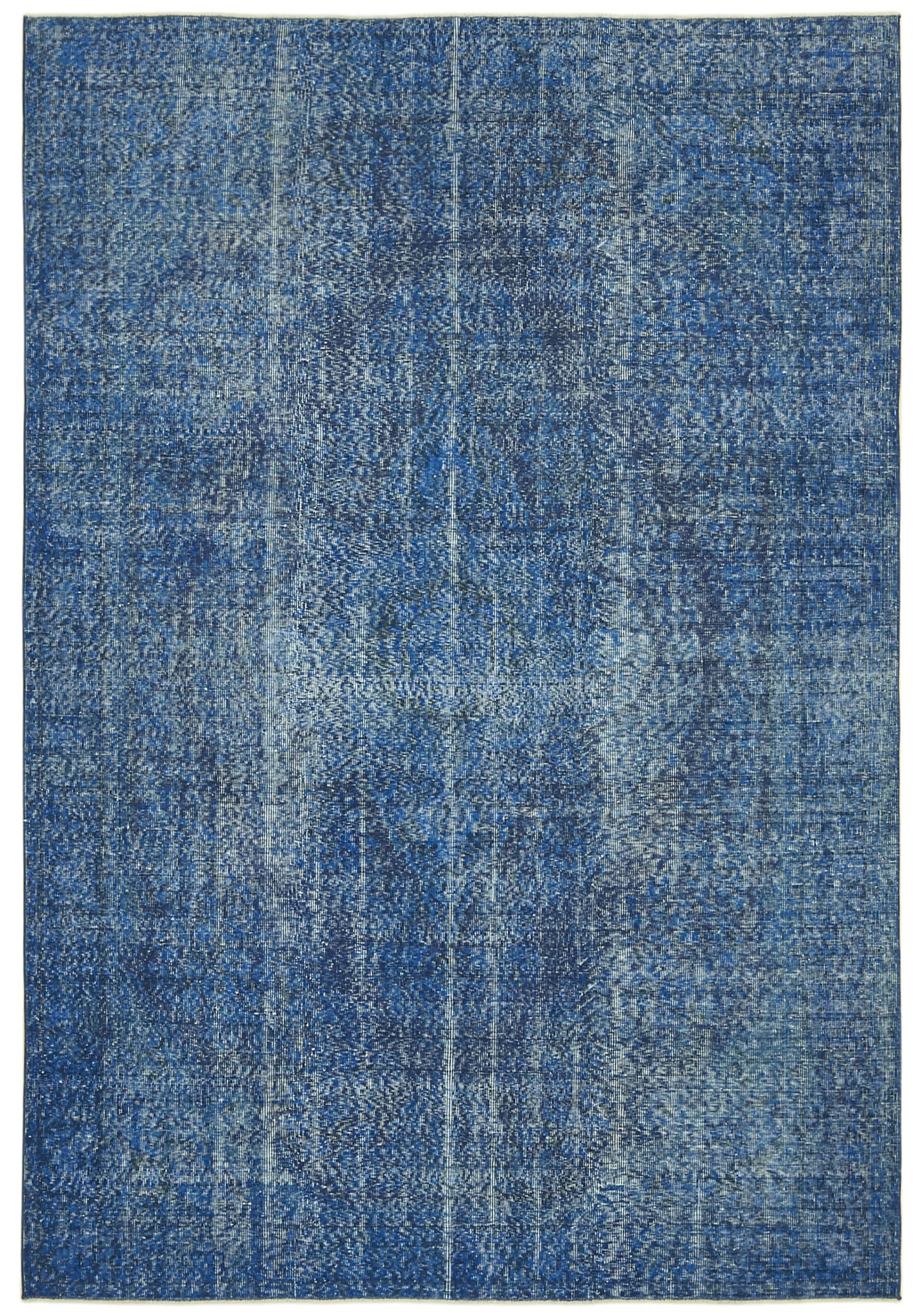 7 x 10 Blue Overdyed Rug - 5965