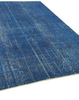 7 x 10 Blue Overdyed Rug - 5965