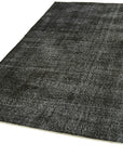 5 x 9 Black Overdyed Rug - 5968