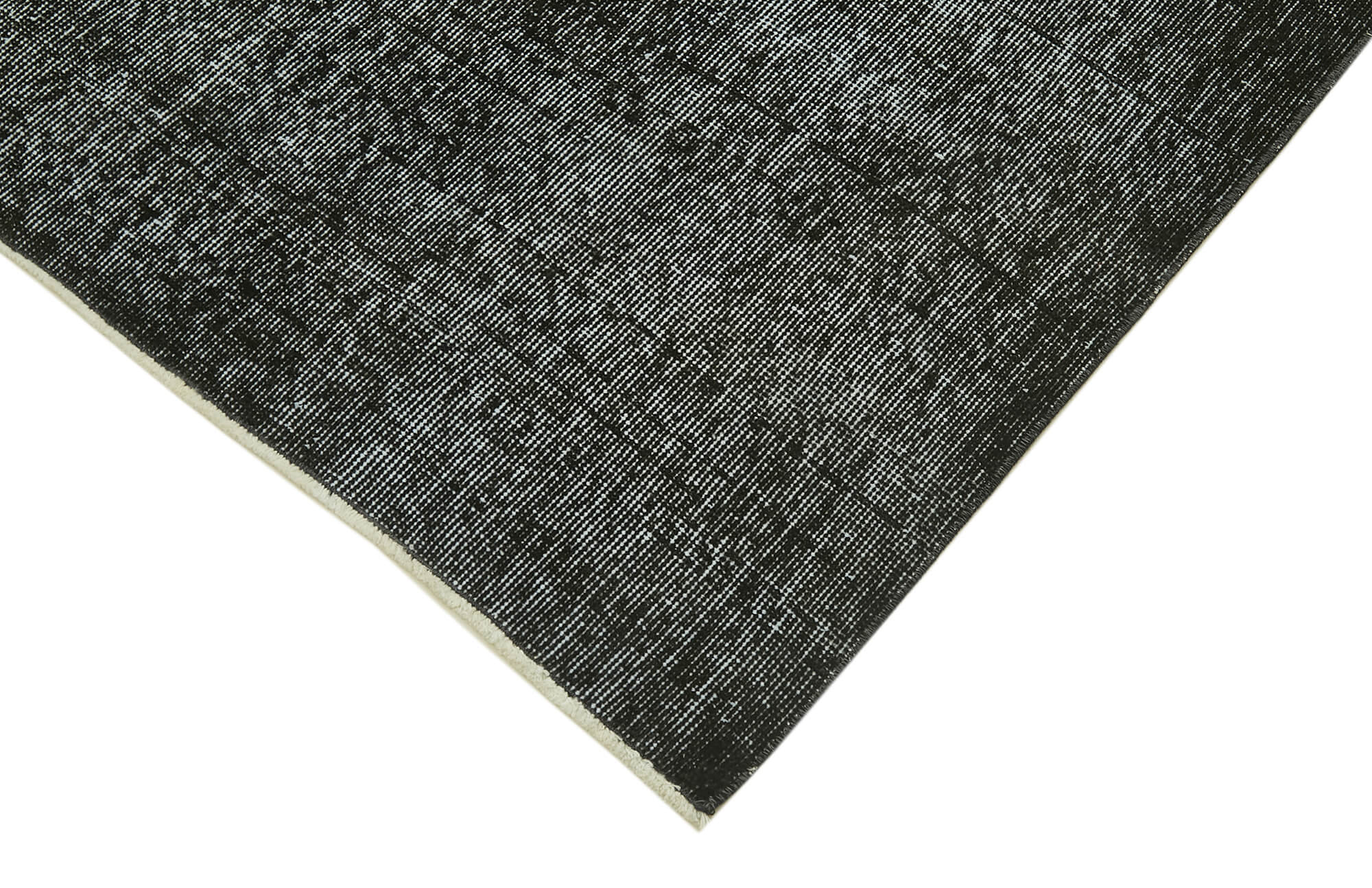 5 x 9 Black Overdyed Rug - 5968