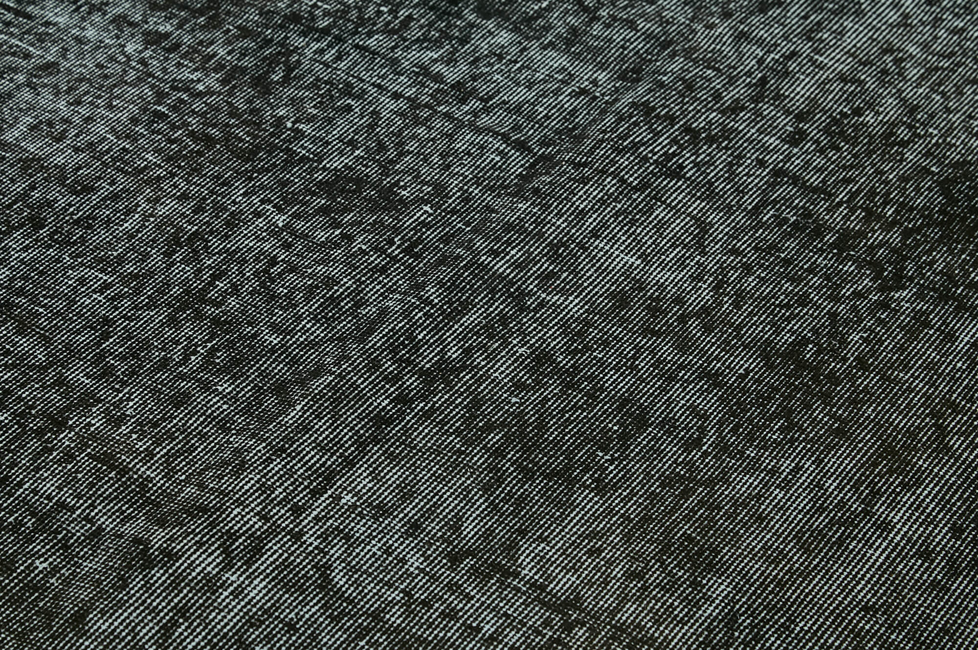 5 x 9 Black Overdyed Rug - 5968